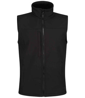 Regatta Flux Soft Shell Bodywarmer Black/Black