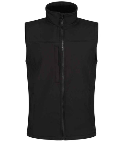 Regatta Flux Soft Shell Bodywarmer Black/Black