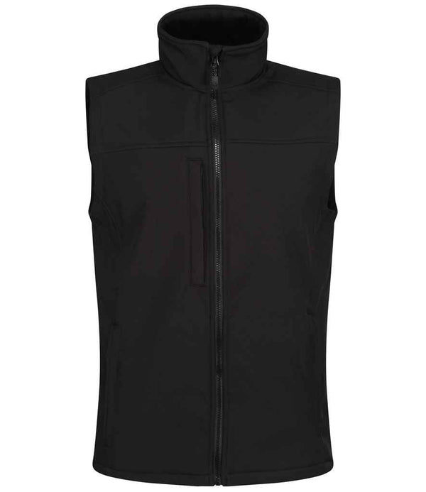 Regatta Flux Soft Shell Bodywarmer Black/Black