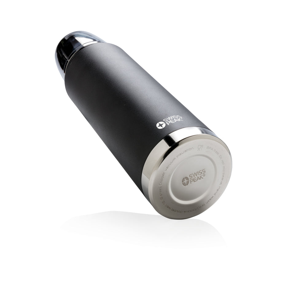 Branded Swiss Peak Elite 1L copper vacuum flask