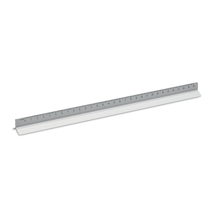 Branded 30cm Ruler in aluminium