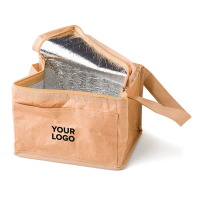 Branded Dustie Paper woven cooler bag