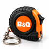 Branded Mini Tape Measure Keyring - 1m