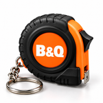 Branded Mini Tape Measure Keyring - 1m