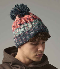 Beechfield Corkscrew Pom Pom Beanie