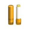 Lip Balm Stick Orange Frosted Container & Cap 4.6g UK Printed