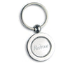 Branded Globe metal key ring