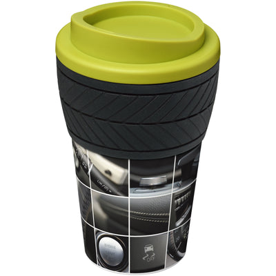 Branded Brite-Americano® tyre 350 ml insulated tumbler