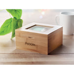 Branded Bamboo tea box