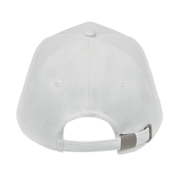 Organic cotton baseball cap White