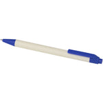 Dairy Dream ballpoint pen with blue tip, clip and button.