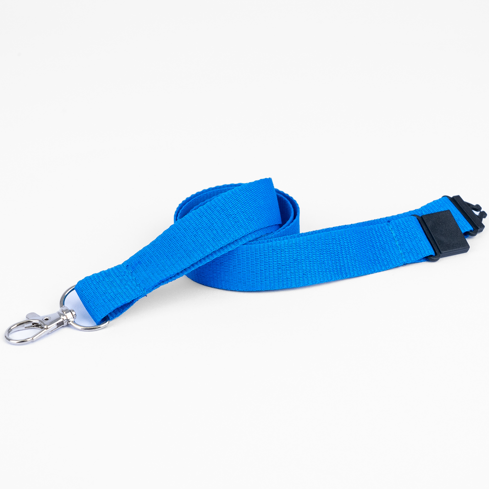 Branded 20mm Flat Polyester Lanyard