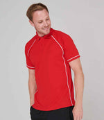 Finden and Hales Performance Piped Polo Shirt