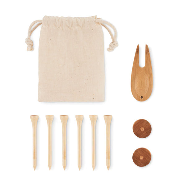 Branded Golf accessories set in pouch