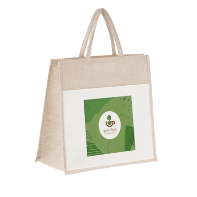 Branded Windsor Jute Shopper