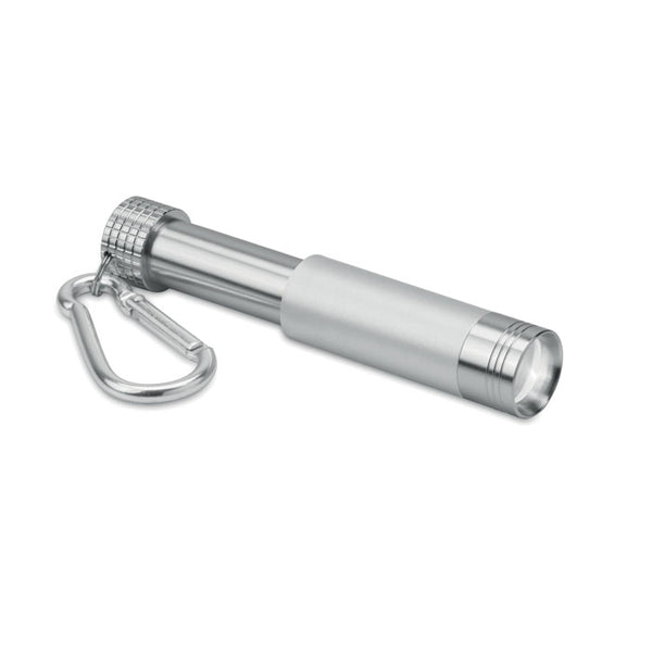 Branded Aluminium/ABS LED key ring