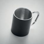 Branded Double wall metal mug 300 ml