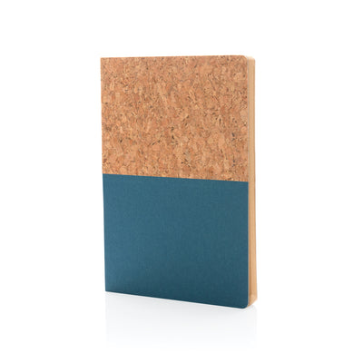 Branded A5 cork & kraft notebook