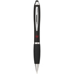 Branded Nash coloured stylus ballpoint Black ink pen with black grip