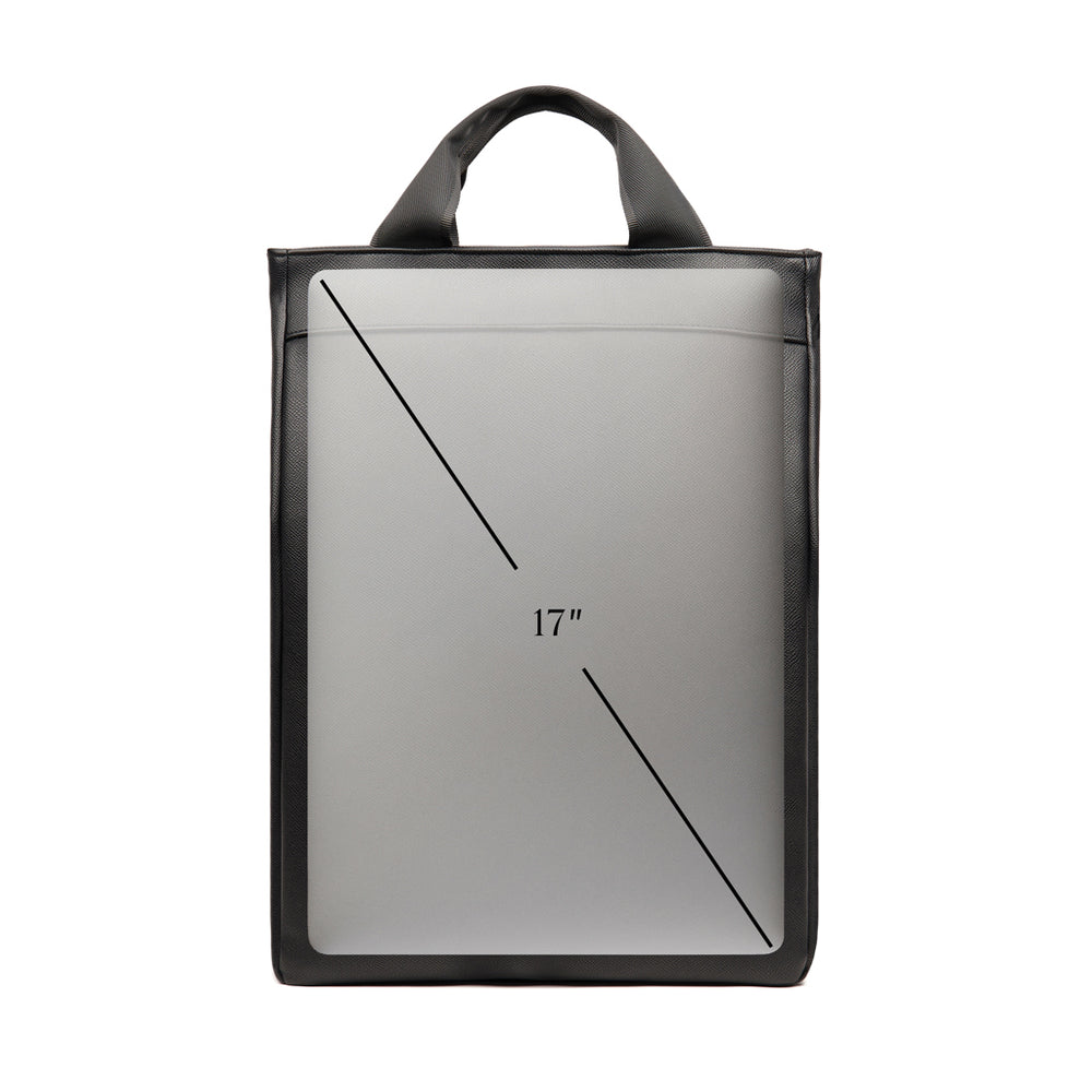Branded VINGA Bermond RCS recycled PU backpack