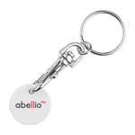 Recycled Plastic Trolley Coin Keyring