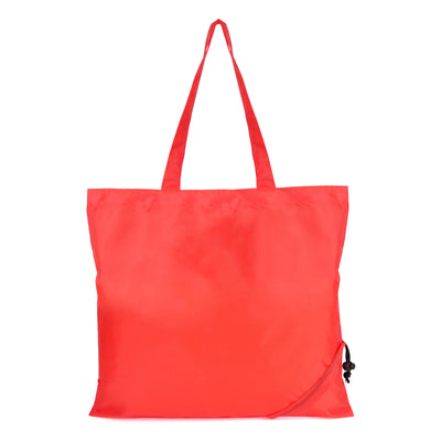 Branded Bayford 190T Polyester foldable pullstring shopper bag