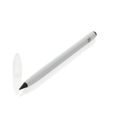 Branded Aluminum inkless pen with eraser