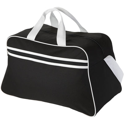 Branded San Jose 2-stripe sports duffel bag 30L