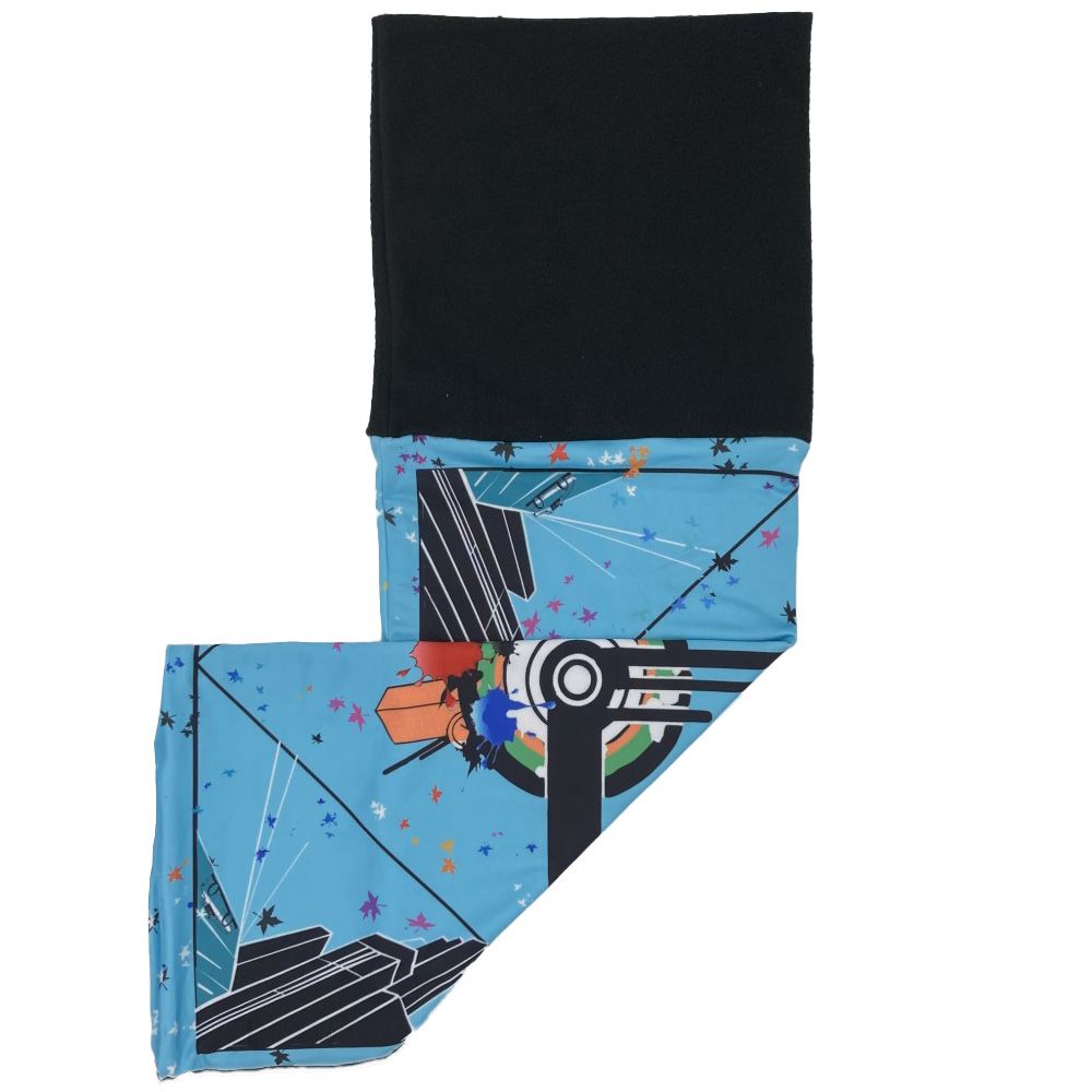 Branded Premium Full Colour Double Layer Band-It with Black Fleece