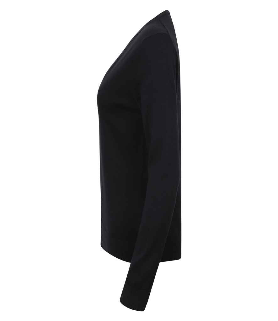 Branded Henbury Ladies Lightweight V Neck Cardigan