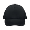 Organic cotton baseball cap Black