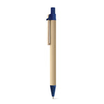 NAIROBI. Kraft paper ball pen with clip