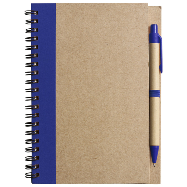 Branded Smithen Cardboard notebook with ballpen