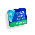 Bespoke Shape Epoxy Pin Badge - 35mm