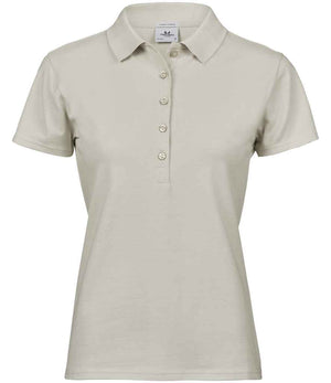 Tee Jays Ladies Luxury Stretch Polo Shirt Cement