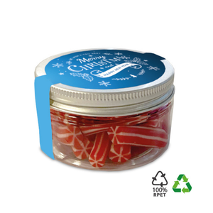 Festive Pot of Candy Cane Chews