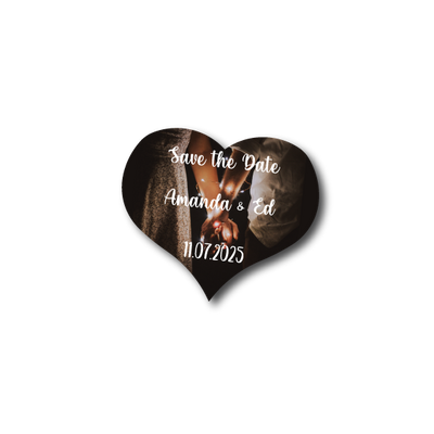 Branded Heart Shaped Fridge Magnet