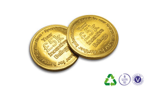 Individially Embossed Chocolate Coins