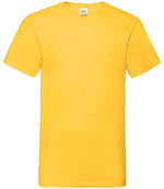 Fruit of the Loom V Neck Value T-Shirt Sunflower