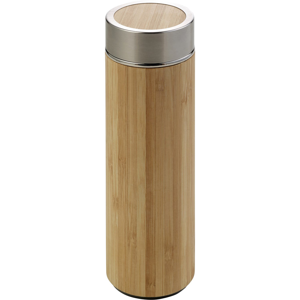 Branded Allensgreen Bamboo bottle with tea infuser (420 ml)