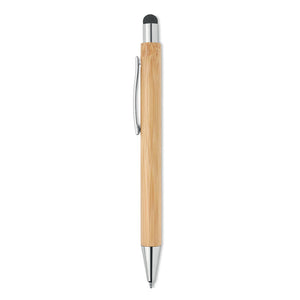 Bamboo stylus pen blue ink | Branded Bamboo pen