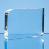 Branded 9cm x 15cm Optical Crystal Curved Rectangle Award