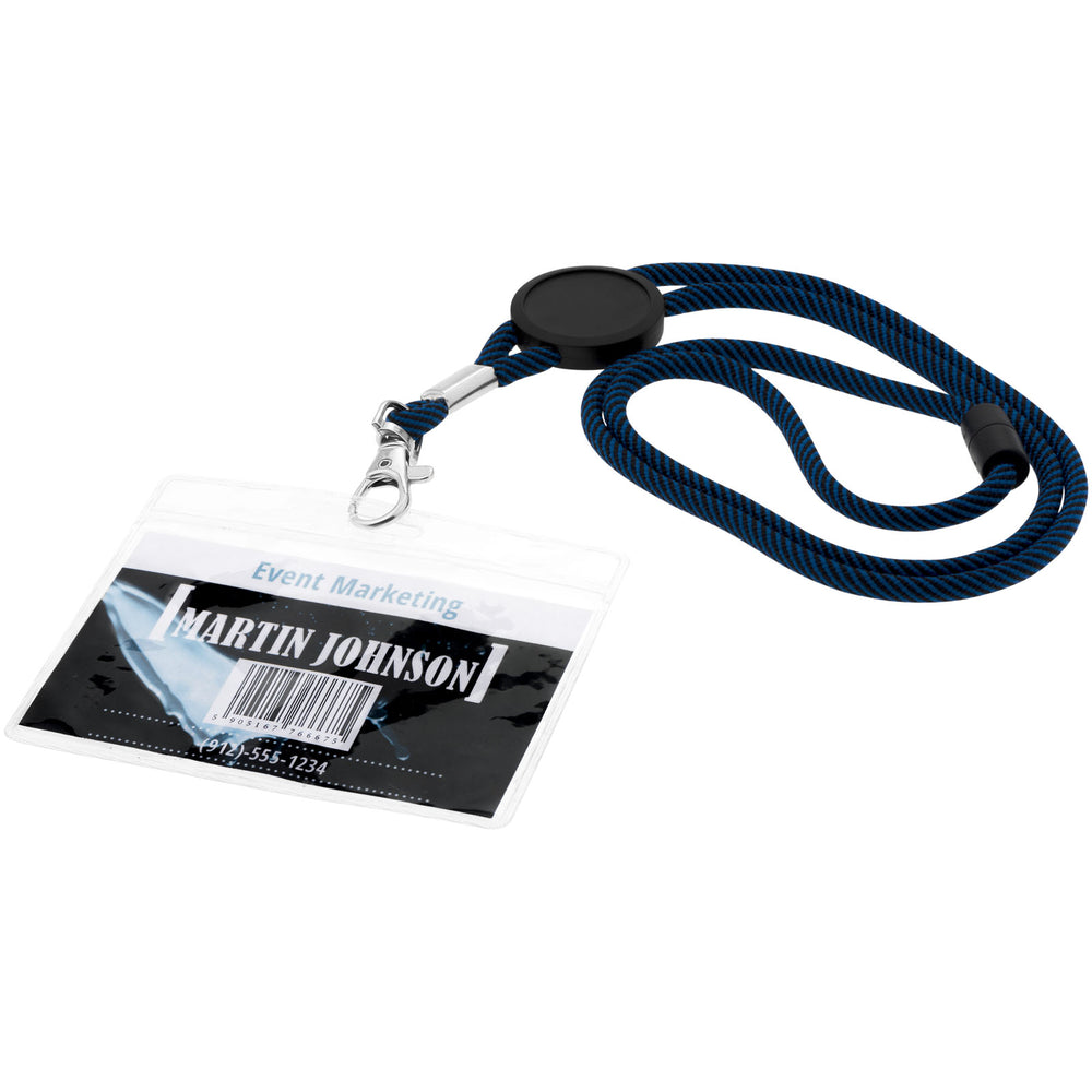Branded Serge transparent badge holder