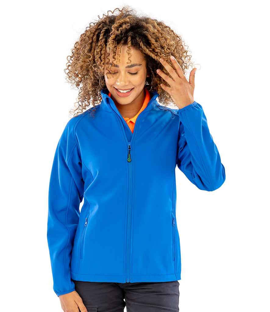 Result Genuine Recycled Ladies Printable Soft Shell Jacket Royal Blue