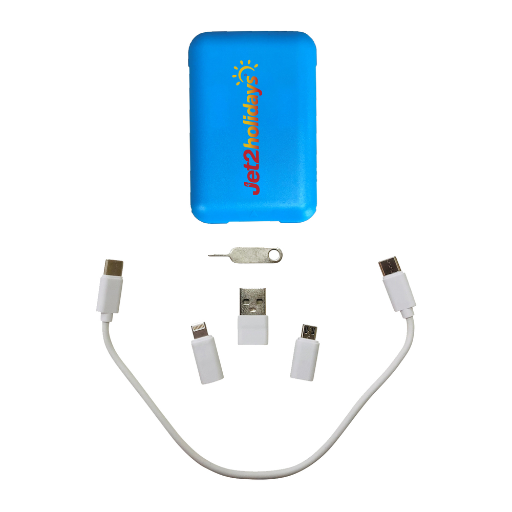 Branded Travel Charging Set with Phone Stand
