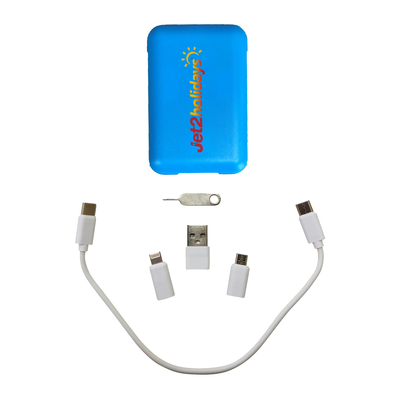 Branded Travel Charging Set with Phone Stand