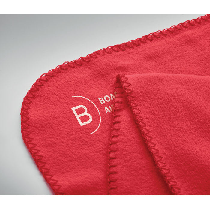 Branded RPET fleece blanket 130gr/m²