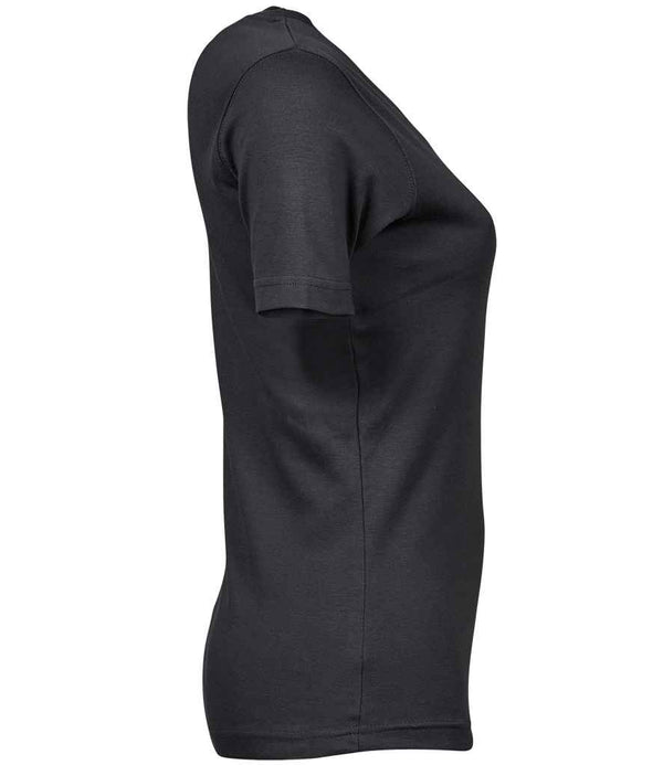 Tee Jays Ladies Interlock T-Shirt Dark Grey