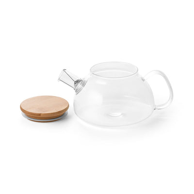 SNEAD. Borosilicate glass teapot with bamboo lid 750 mL