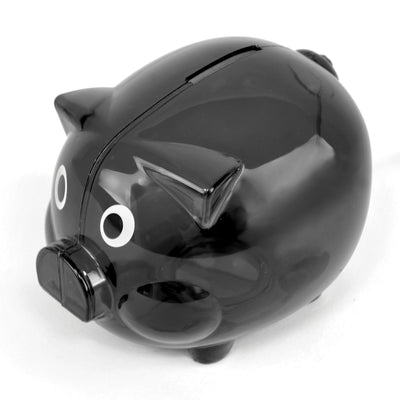 Translucent Plastic Pig Shaped Piggy Bank